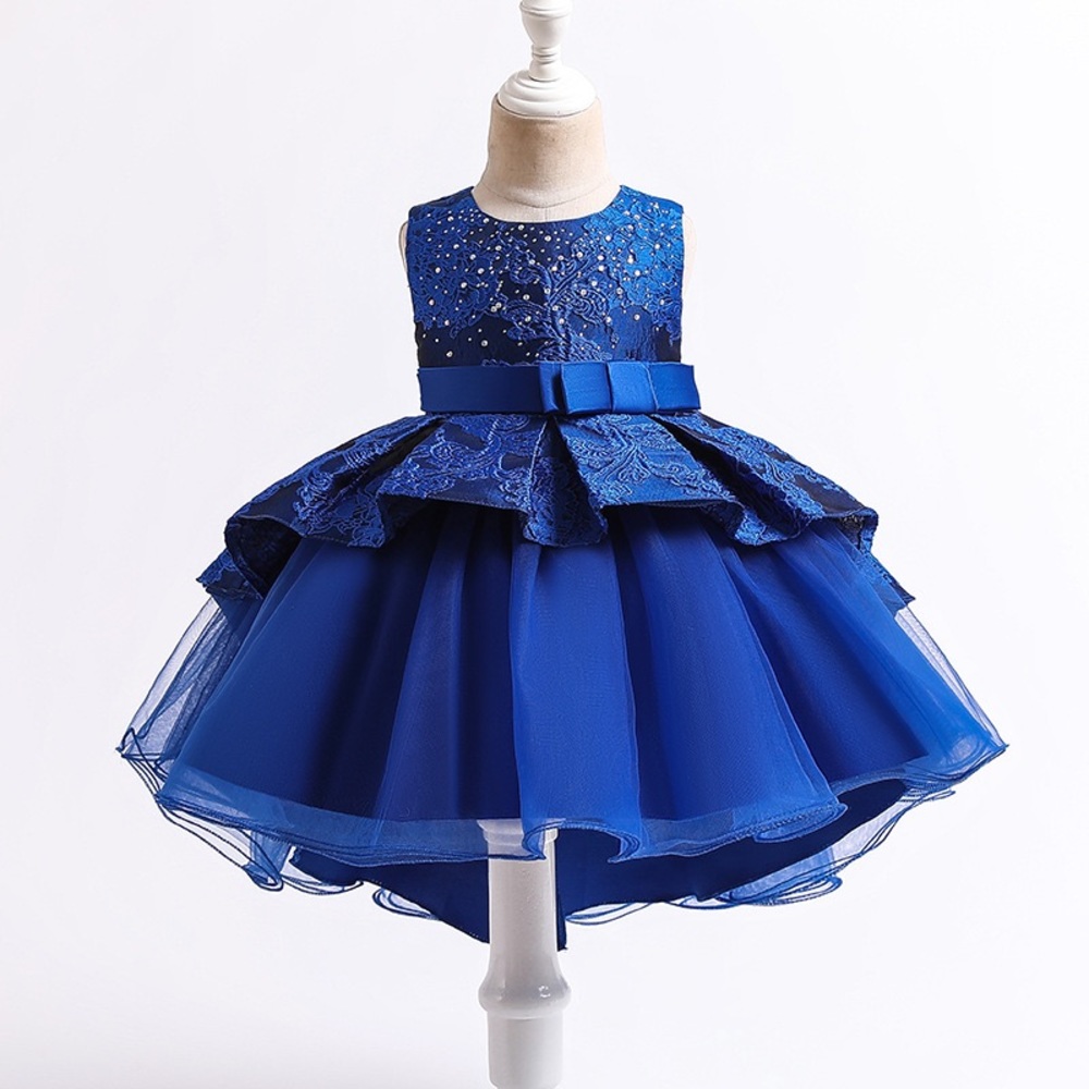 Luxury Embroidered Princess Birthday Special Occasion Formal Dress 5039